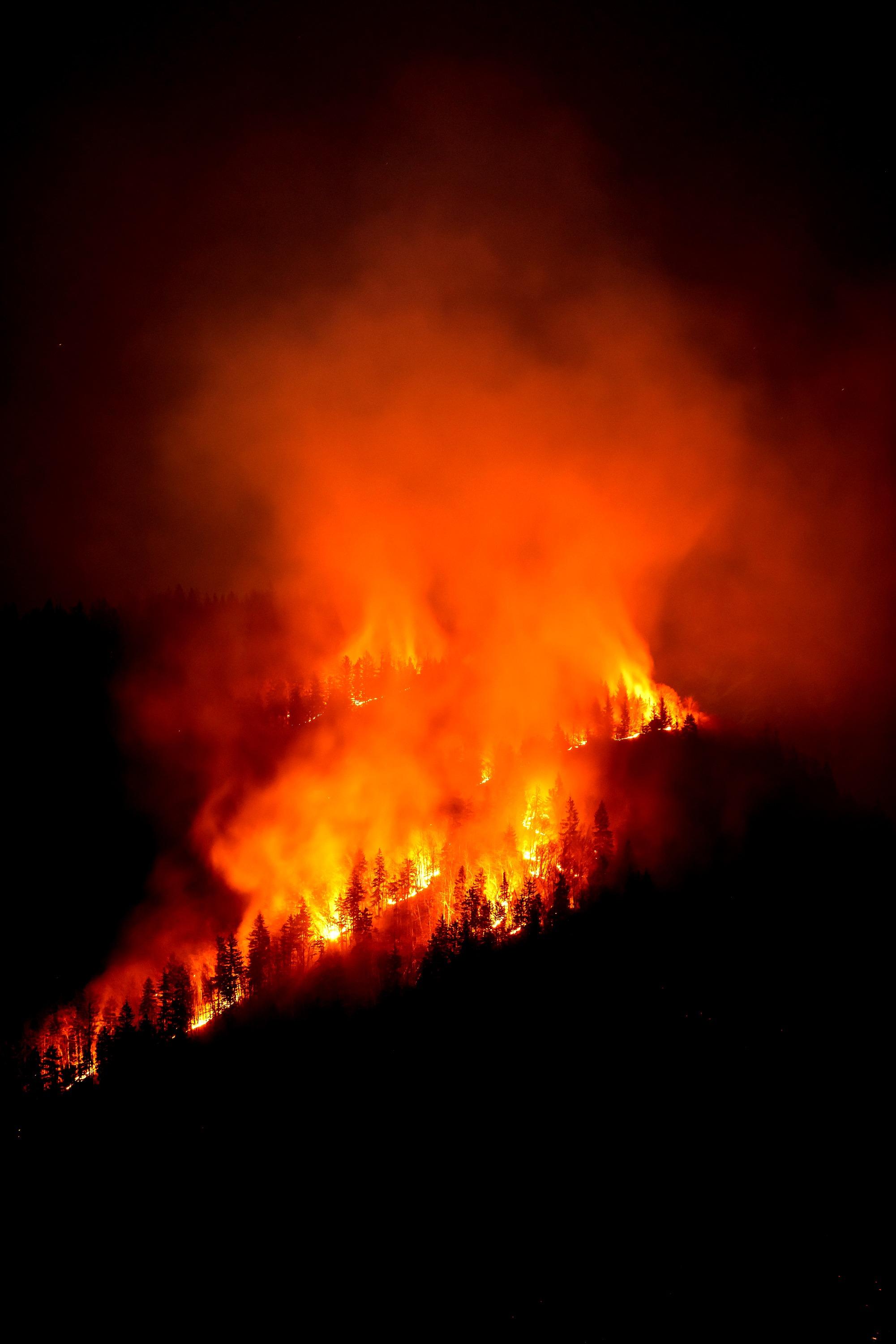 Placeholder image of a fire